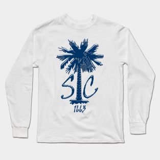 Blue Chrome SC Palm Long Sleeve T-Shirt